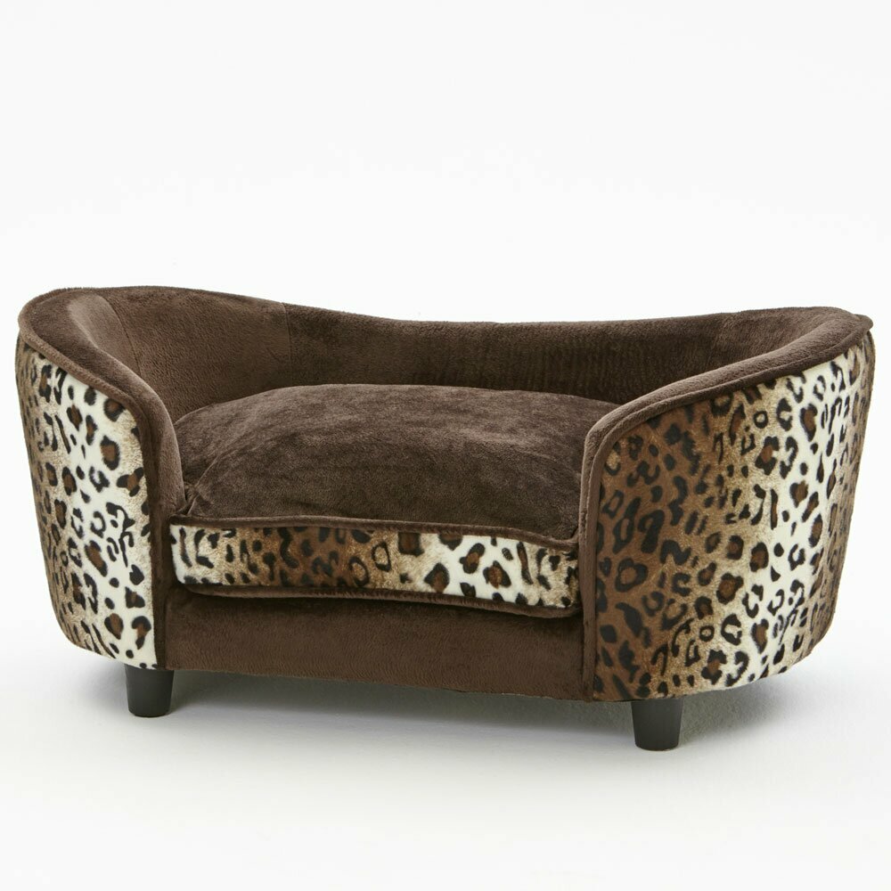 Sofá de diseño para perros de la firma GogiPet®, Animal print de leopardo