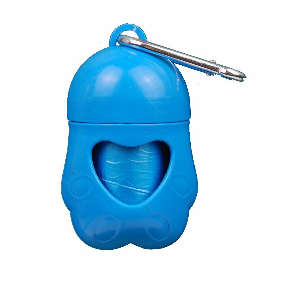 Dispensador de bolsas higiénicas en forma de huella de patita