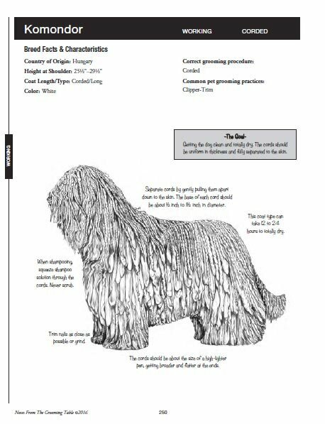 Notes of the Grooming table, el mejor libro para peluqueros caninos - Cuidados según cada raza