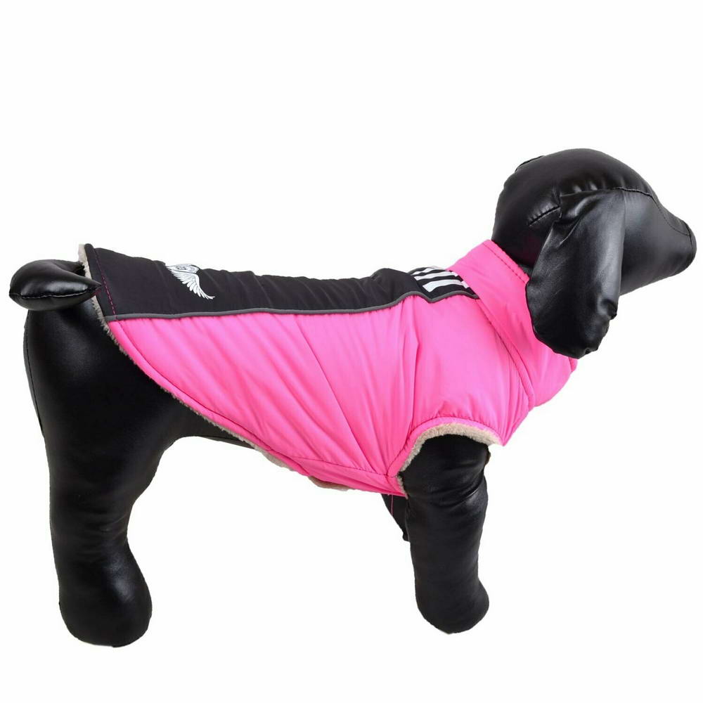 Chaleco cálido e impermeable para perros "Emma" de GogiPet, rosa 