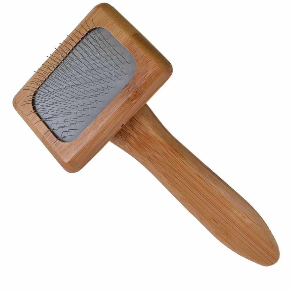 Carda pequeña de bambú 5 x 3 cm, Slicker Brush