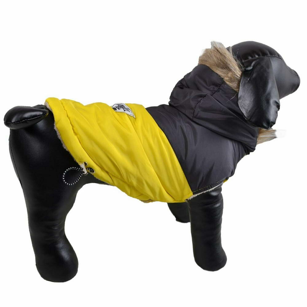 Chaleco cálido para perros "Giorgia" de GogiPet, amarillo
