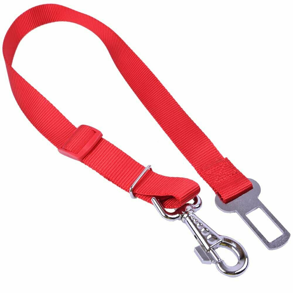 Cinturón de seguridad para perros ajustable rojo de GogiPet