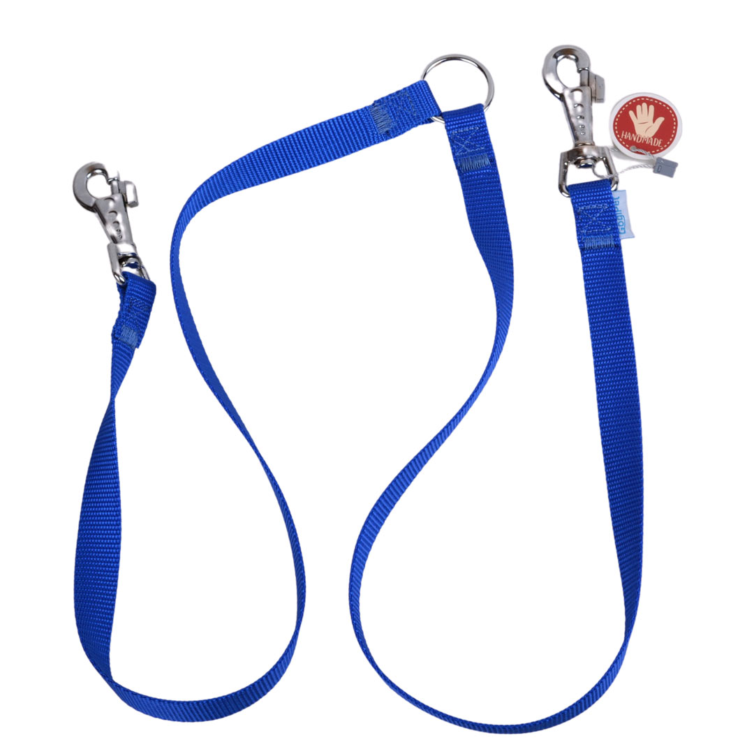 GogiPet® Super Premium Leash Spreader azul 2 x 60 cm